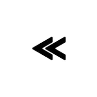 a black arrow icon on a white background